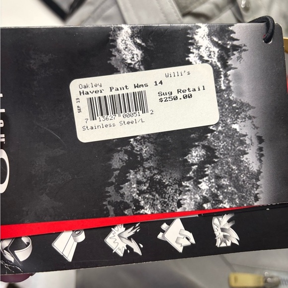 NEW Oakley Snowboard Pants Women's Size 14 Large Thinsulate Snow Ski Winter - Picture 2 of 15